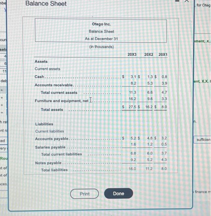 the fill in the blanks options Requirement 3. Evaluate each ratio and