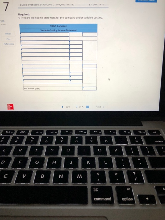 income LO P2, P3 Trez Company began operations this year. During this