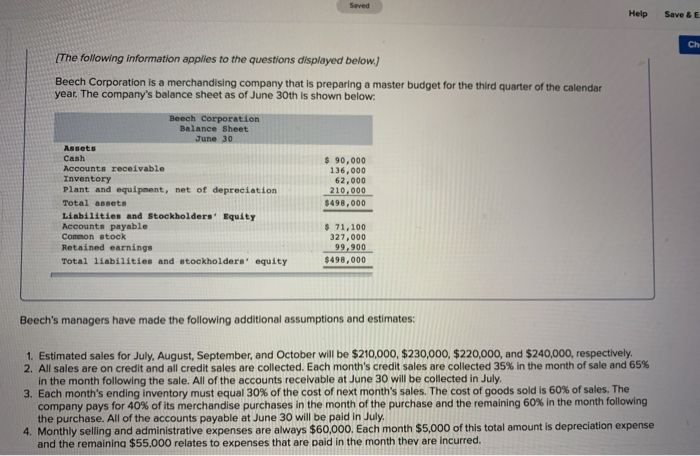  Saved Help Save & E (The following information applies to the