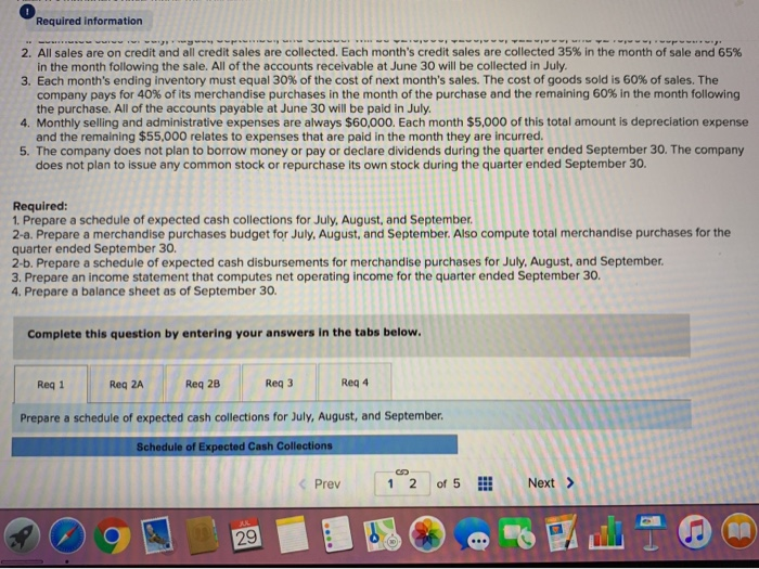 questions displayed below.) Beech Corporation is a merchandising company that is preparing