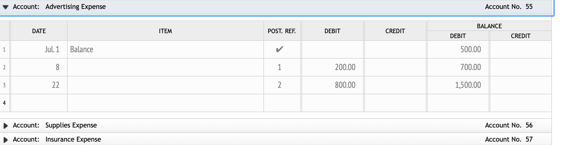 the closing entries. The income summary account is #34 in the ledger