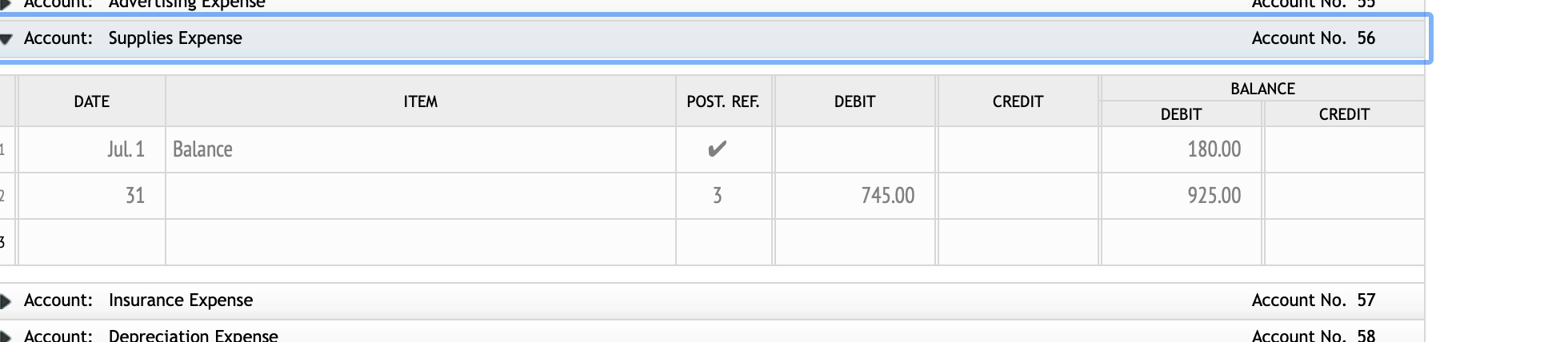 of PS Music. Indicate closed accounts by inserting a 0 (zero) in