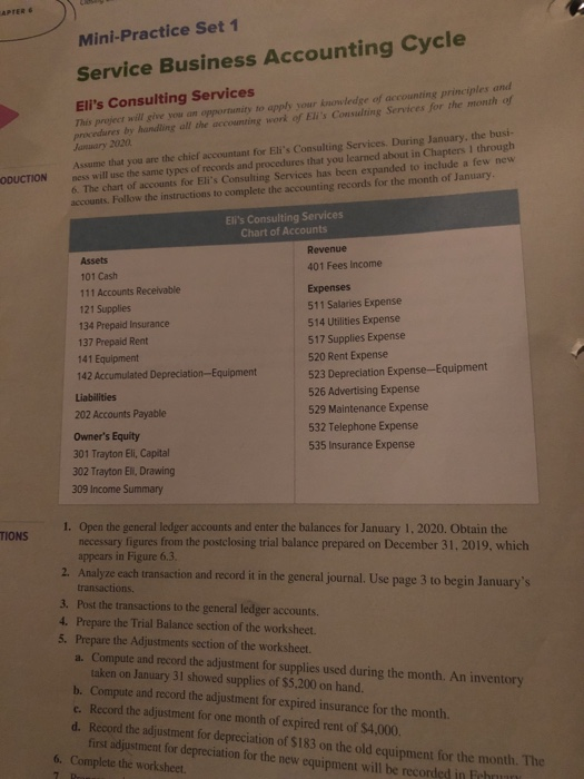 coukd you also post the general ledger entries for the mini practice