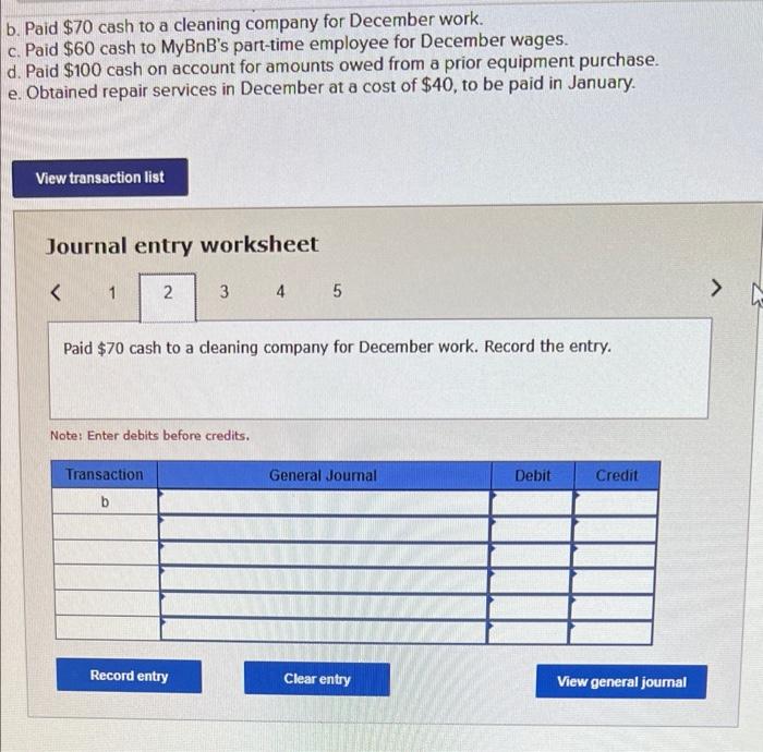 information applies to the questions displayed below] MyBnB started a home rental
