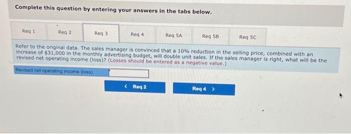 However, fixed expenses would increase by $60,000 each month. Compute the new