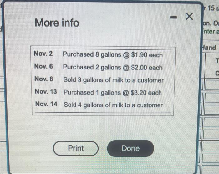 at its Froeport, Florids, location folow: (i) (Click the ioon lo view