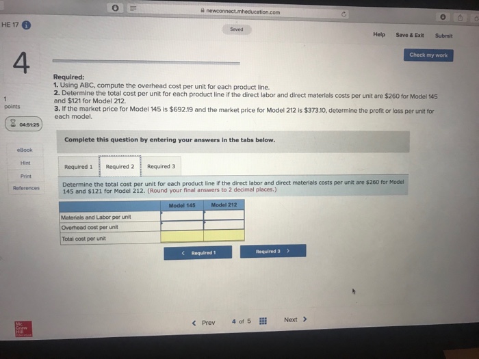 produces the mechanical systems in their components department. The mechanical systems are