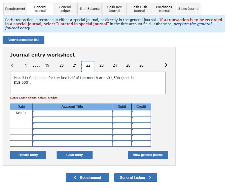 dated March 16, terms n/10 EOM. Mar. 17 Received a $4,200 credit