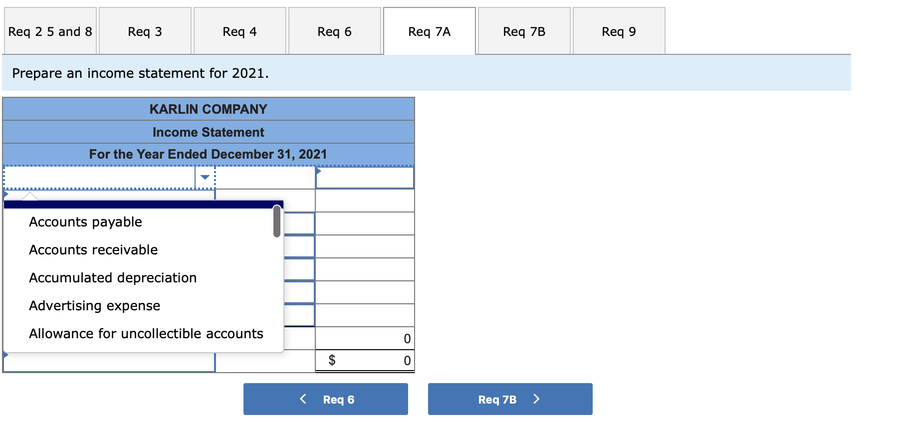 the year: a. Service revenue, $122,000, of which $36,600 was on account