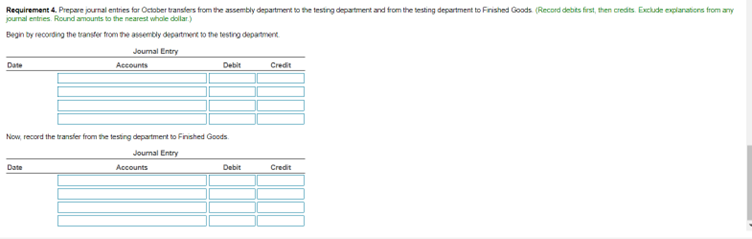 & Transfurred-in costs Direct materials \\ \hline (a) Beginning work-in-process inventory \\