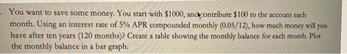 A Matlab code that plots a college saving account with an initial