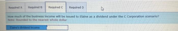legal entity for a variety of nontax reasons. Elaine has come to
