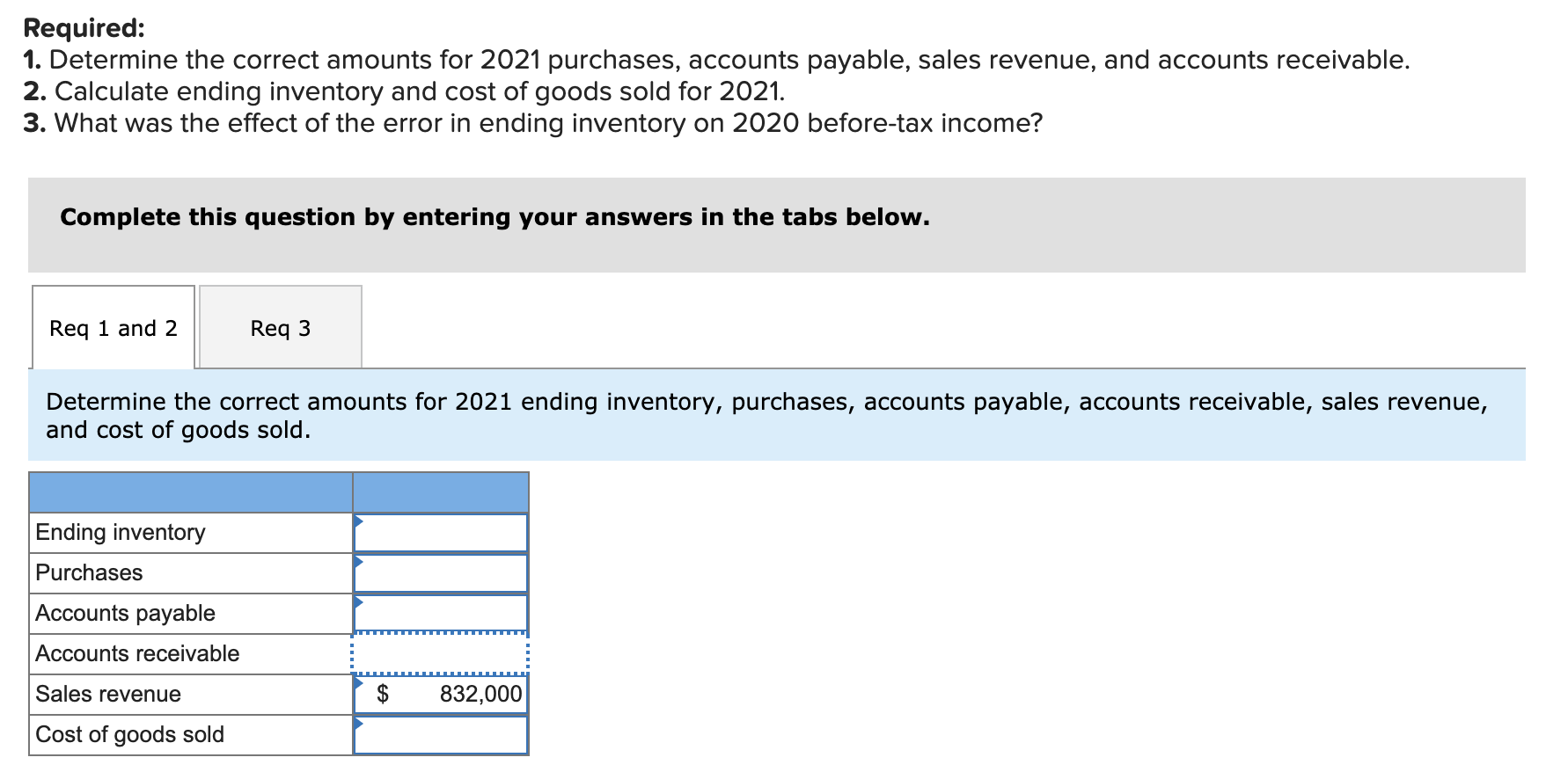 uses a periodic inventory system. The company's ending inventory on December 31,