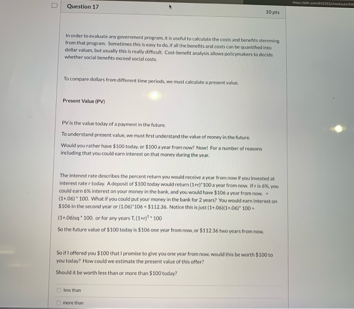 transfer and cash transfer have the same dollar value. An in- kind