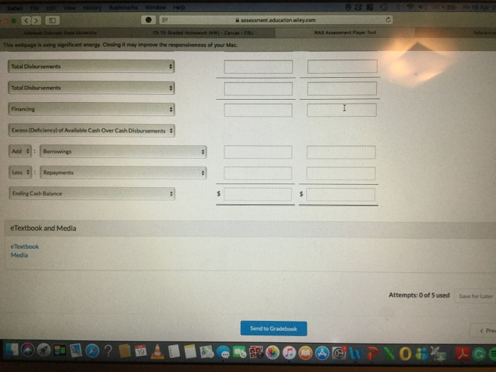 data for the first 2 months of 2017 are as follows Collections