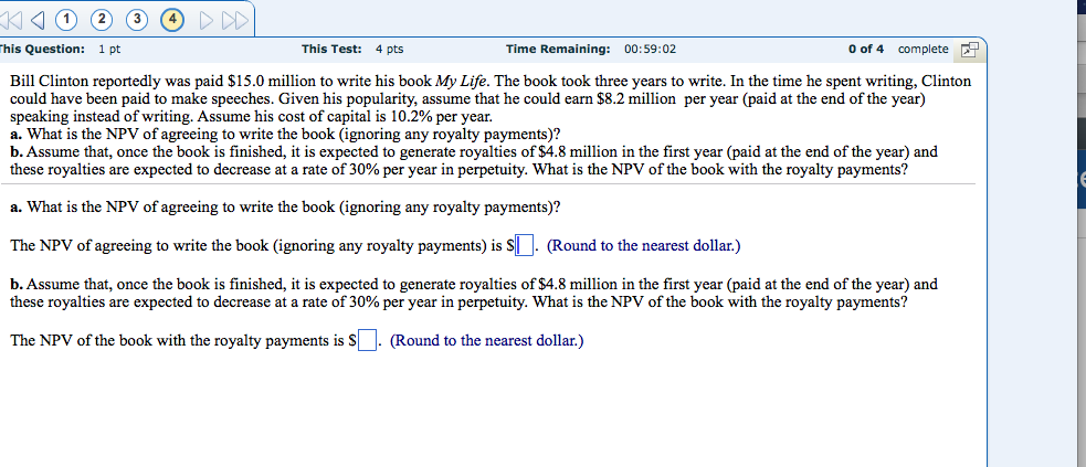 9.3%, what is the NPV of this investment? The NPV will be