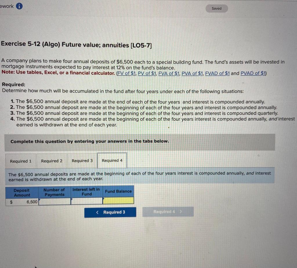 invested in mortgage instruments expected to pay interest at 12% on the