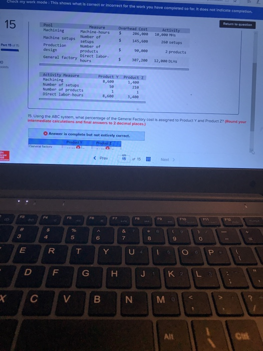  using the ABC system what percentage of Machine setup cost is