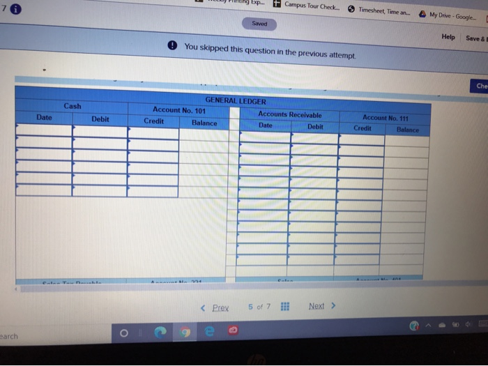 following transactions TRANSACTIONS DATE 2019 Sept. 1 7:55 3 ed 7 12