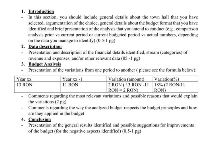 Please solve this with details 1. Introduction In this section, you should