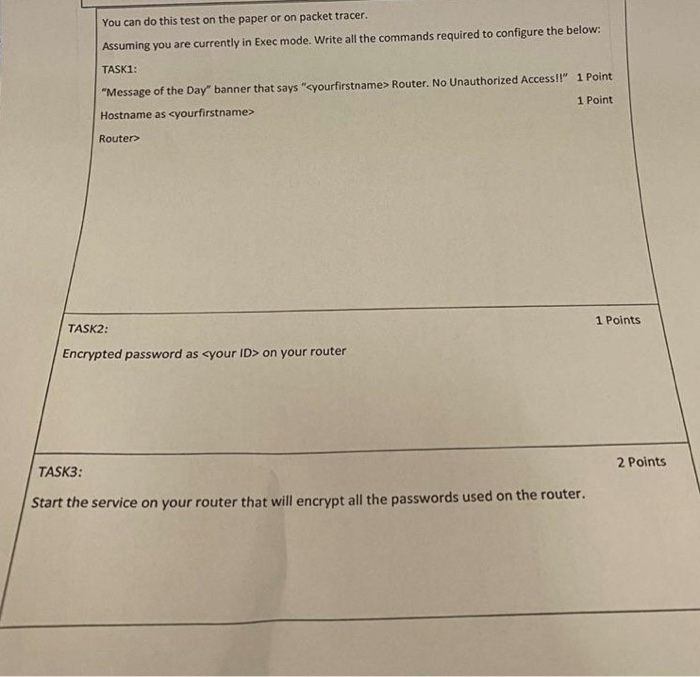  -Network Security lab - First name and id can be anything.