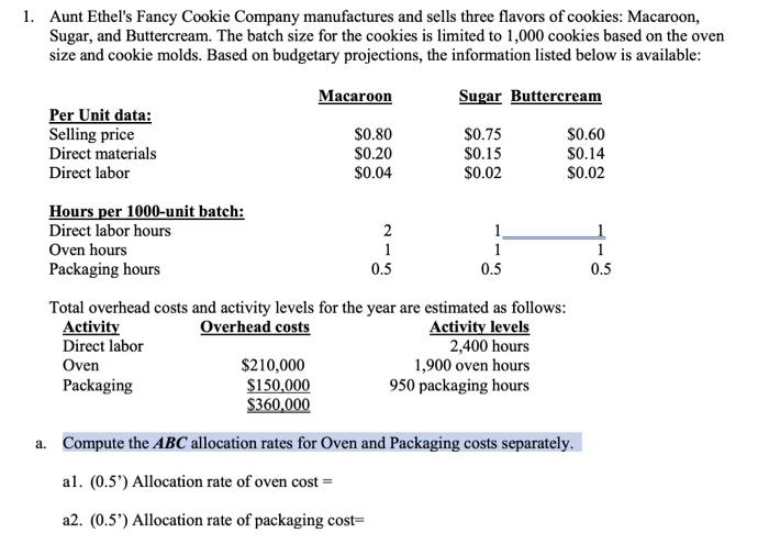  b. Using traditional system with DL hours as OH allocation base,