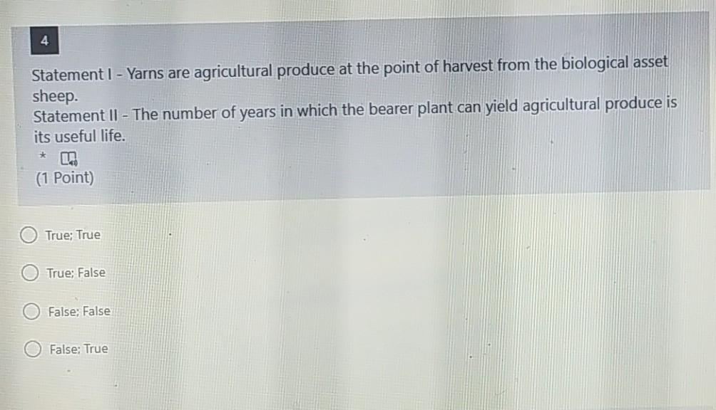 of possible impairment. FALSE The cost of disposal in deriving the fair