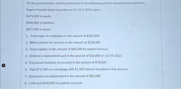  need help with this long question Do the journal entries and