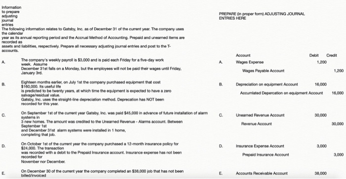 the Excel Notes section below. Please be aware, points are allocated for