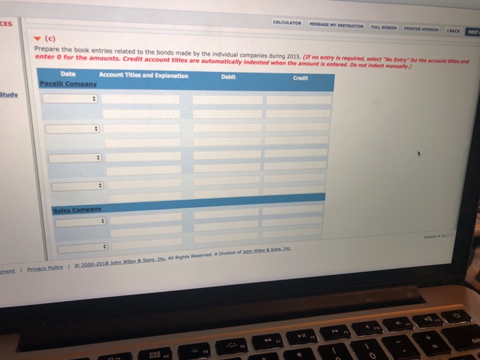 10% bonds with a par valu n December 31, 2014, $800,000 of