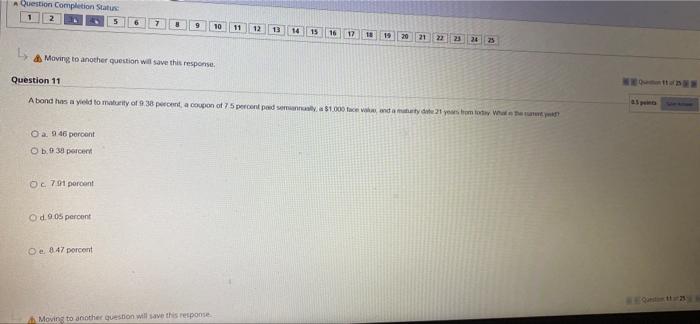  Question Completion Status: 1 2 6 7 9 10 12 13