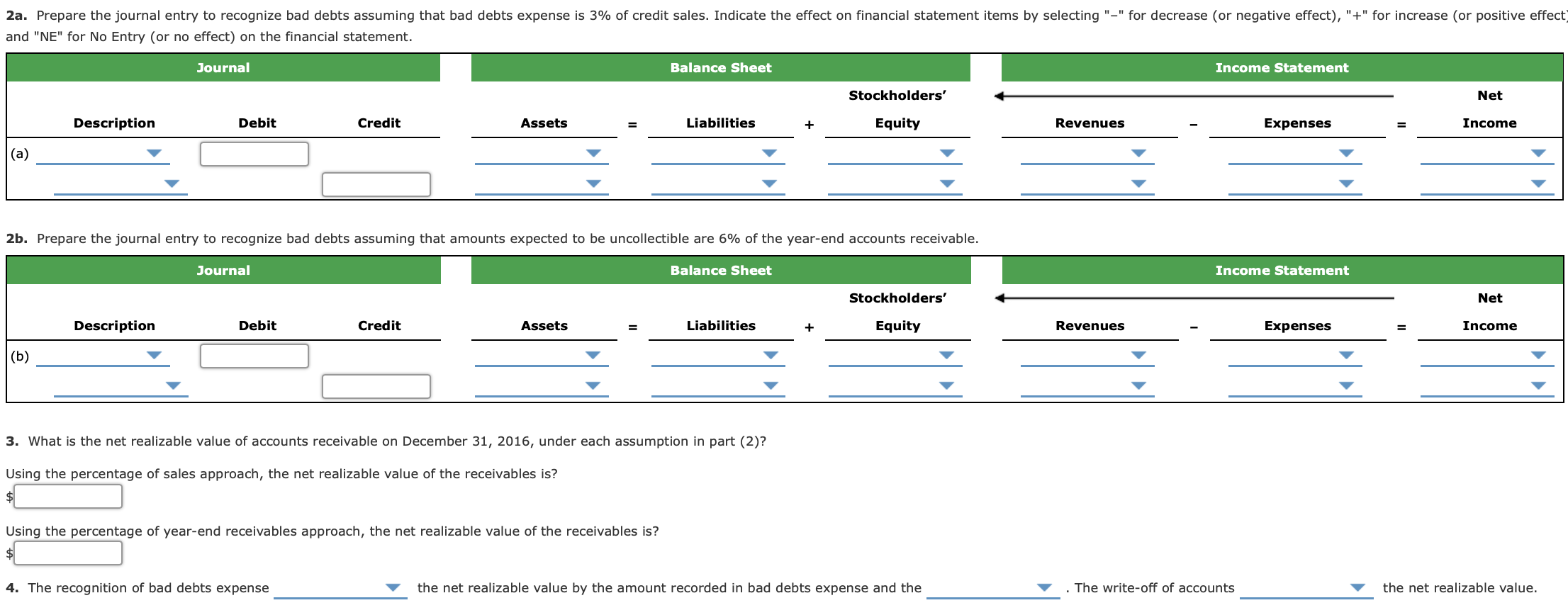 2016, EZ Tech Company's Accounts Receivable balance was $140,000, and the balance