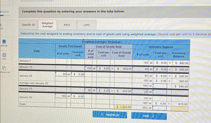 purchase, and 15 units from beginning inventory Date Activities Units Acquired at