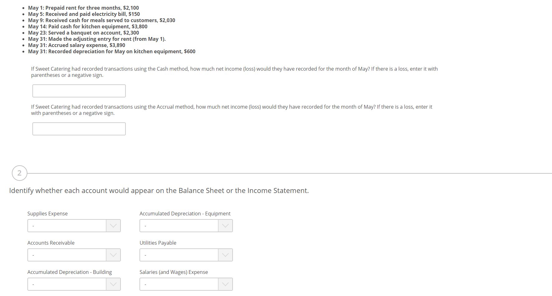 January 1, the law firm paid $590 for six months of advertising.