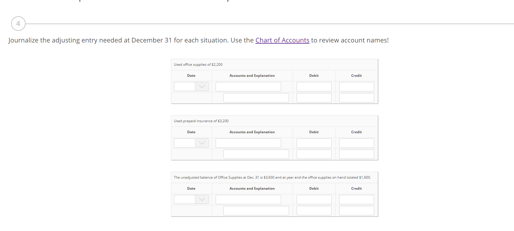 Blue Nile Law Firm recorded $590 in the Prepaid Advertising account. If
