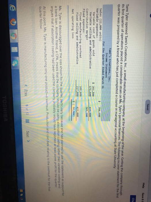  Help Save & E Tami Tyler opened Tami's Creations, Inc., a