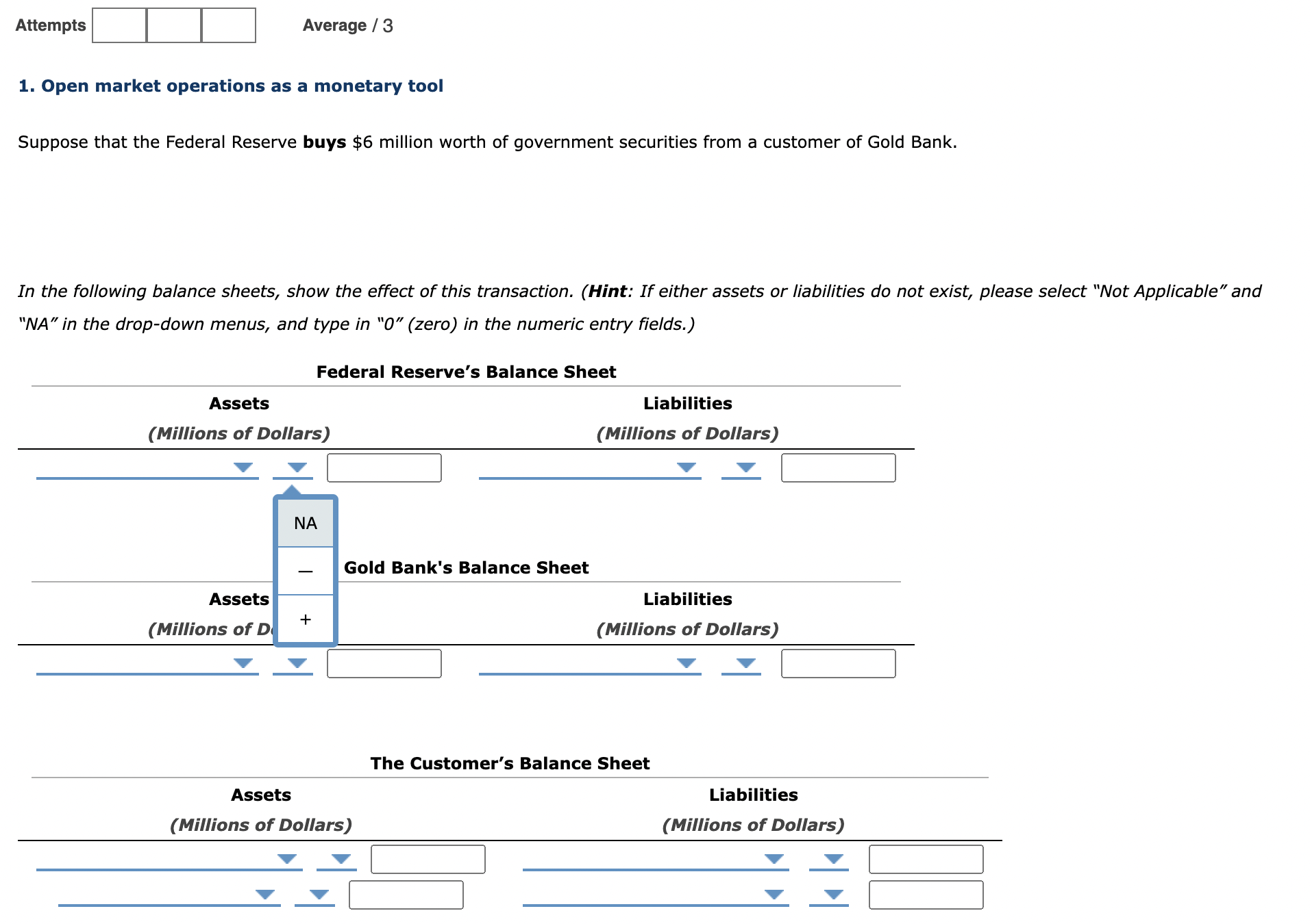 Federal Reserve buys $6 million worth of government securities from a customer