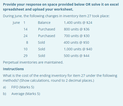  Provide your response on space provided below OR solve it on