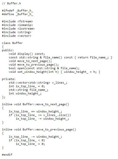 std::string & file name( const return file name void move_to_next_page(); void move_to_previous_page);