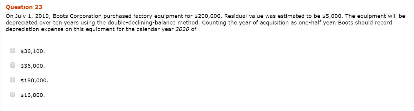 1 and July 1. Moray used the straight-line method of amortization and