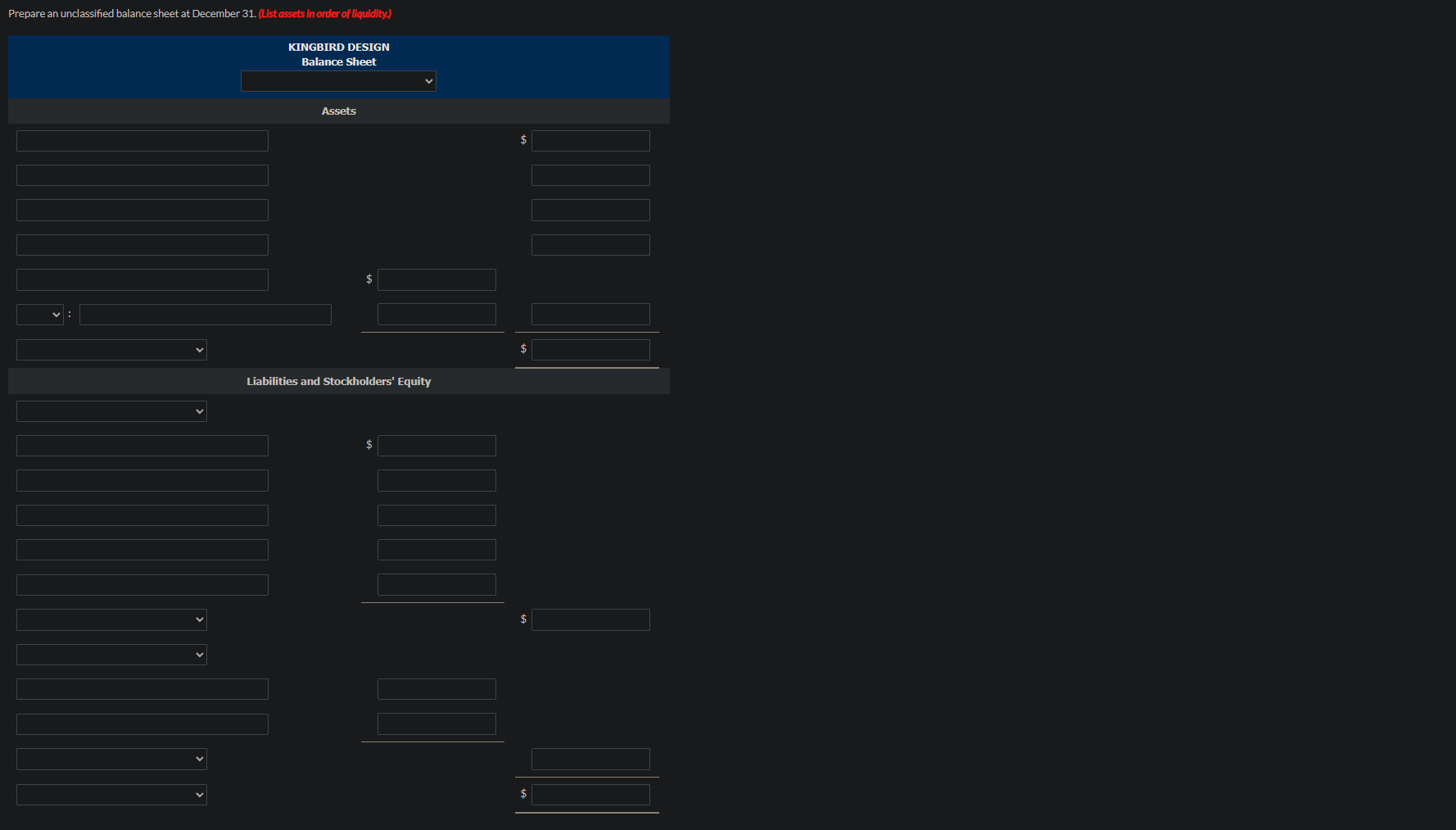 a negative sign preceding the number eg. -45 or parentheses eg. (45).)