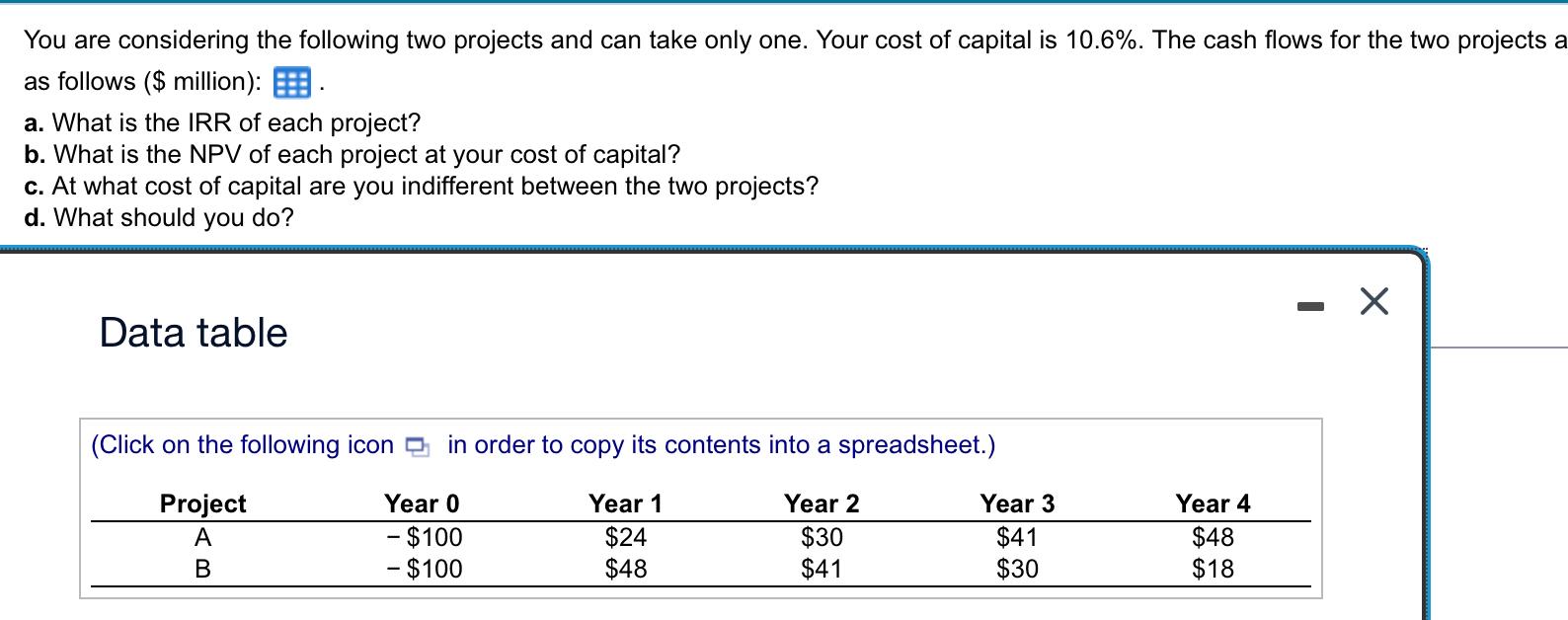 no excel please will rate ! You are considering the following