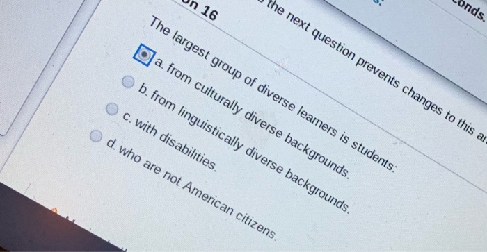  Un 16 the next question prevents changes to this ar conds.