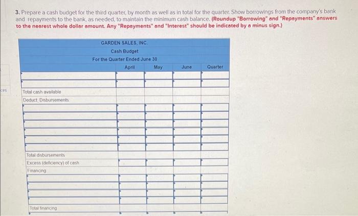for April to July are as follows: April May $550,000 $790,000 378,000