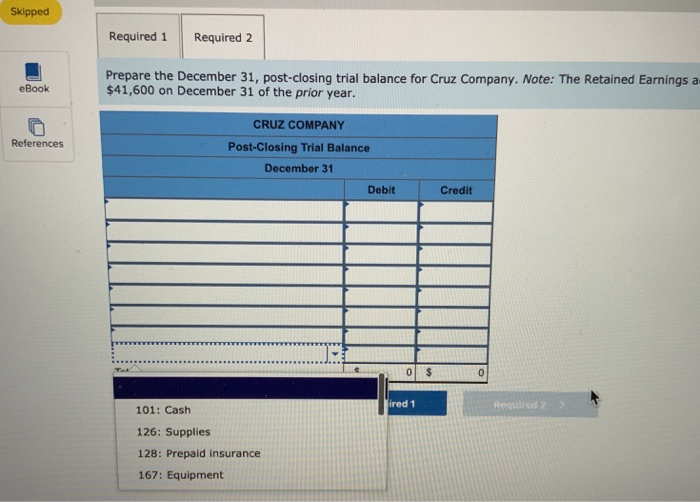 Common stock 318 Retained earnings 319 Dividends 404 Services revenue 612 Depreciation