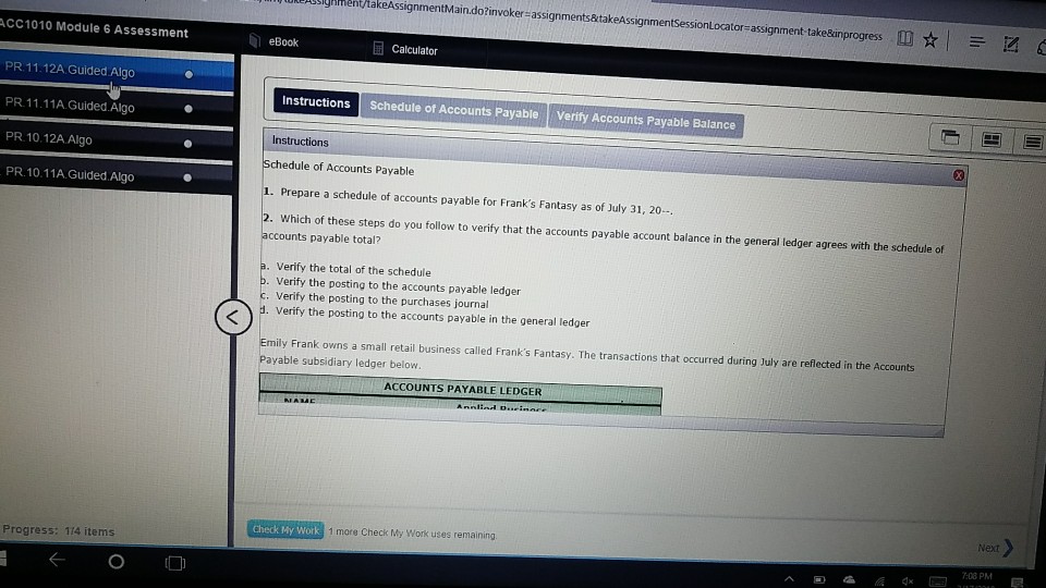 ment/takeAssignmentMain.do?invoker assignments&takeAssignmentSessionLocator = assignment-take&inprogress m | ACC1010 Module 6 Assessment eBook
