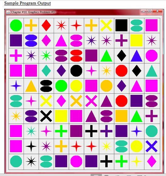 The program located below prompts the user for n (the size of