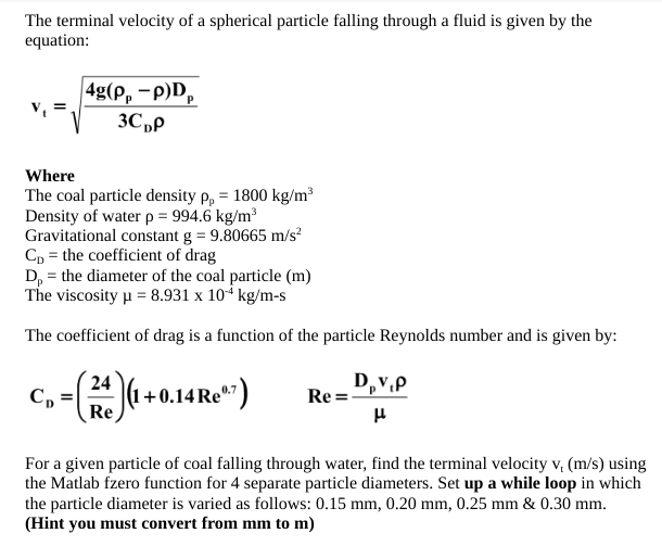 Please use matlab to solve the following problem. Please include function file