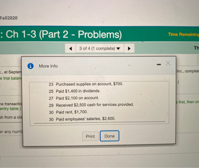 that occurred September 16 to September 30 on page 6 of the