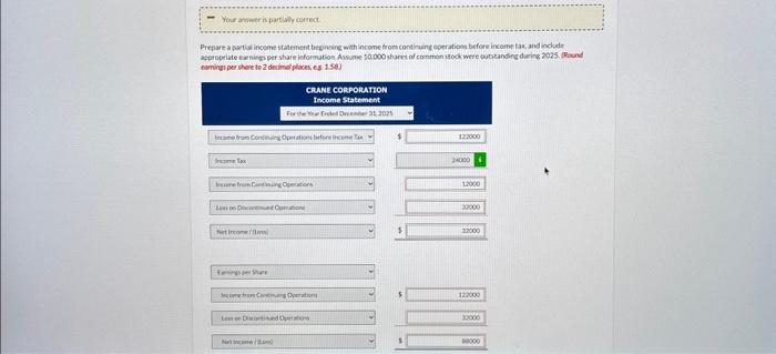 2025 eaminger per share to 2 decimel ploces, es 1.54 ] Your